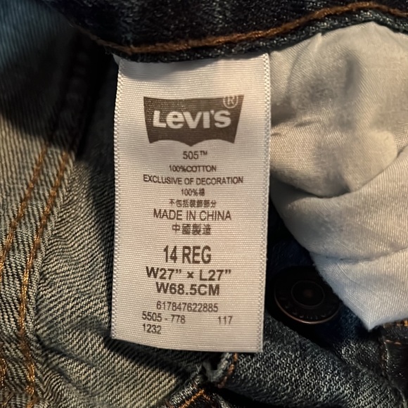 Levi’s 505 Jeans size 27/27 - Picture 3 of 5